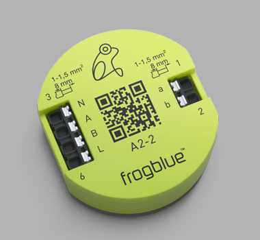 frogblue frogAct2-2 – Multifunctional 2-channel actuator with 2 inputs - 2 x 300W