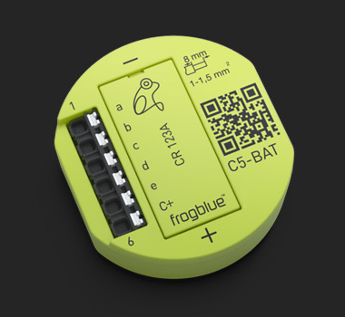 frogblue frogContact5-BAT – Multifunctional 5-channel battery powered contact module