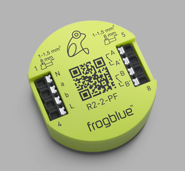 frogblue frogRelay2-2-PF – Multifunctional 2-channel relay - Potential Free